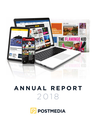 Miniature Postmedia Network Canada Rapport annuel 2018