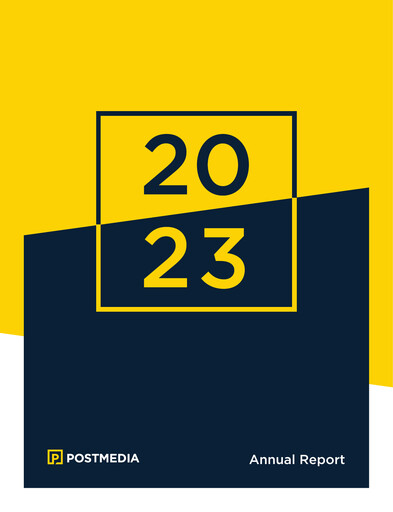 Miniature Postmedia Network Canada Rapport annuel 2023