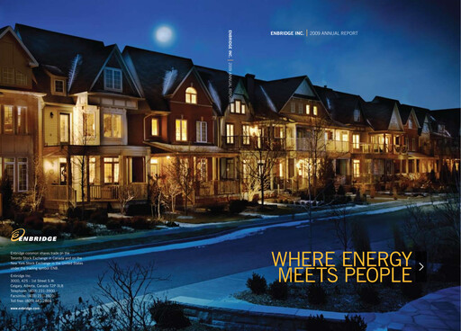 Thumbnail Enbridge Annual Report 2009