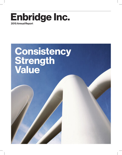 Thumbnail Enbridge Annual Report 2015