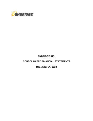 Thumbnail Enbridge Financial Statement 2023