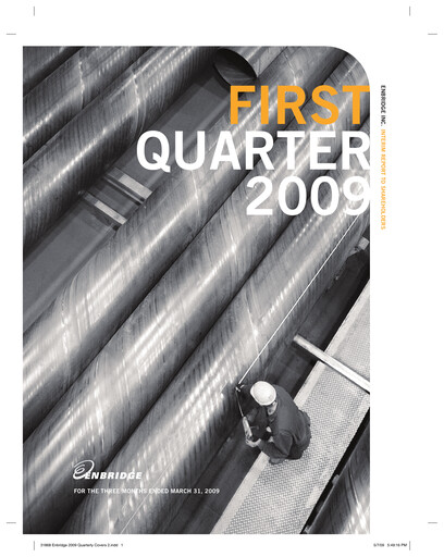Thumbnail Enbridge Quarterly Report 2009-q1