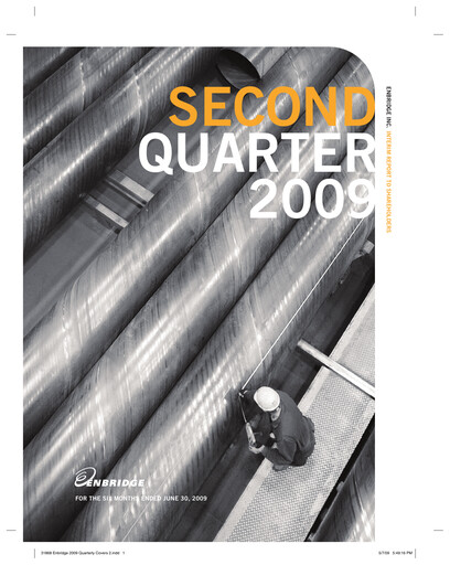 Thumbnail Enbridge Quarterly Report 2009-q2