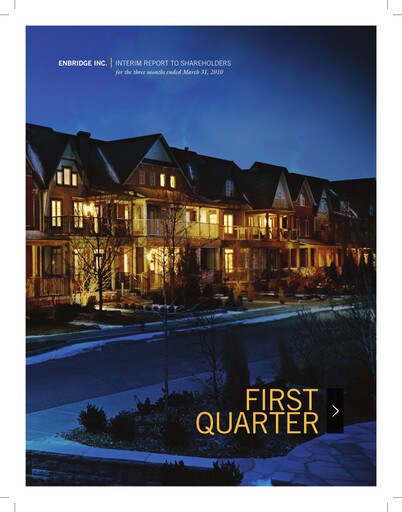 Thumbnail Enbridge Quarterly Report 2010-q1