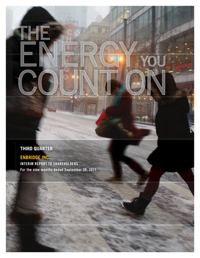 Thumbnail Enbridge Quarterly Report 2011-q3