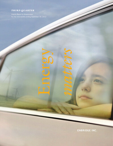 Thumbnail Enbridge Quarterly Report 2012-q3