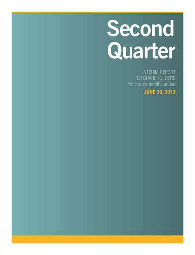 Thumbnail Enbridge Quarterly Report 2013-q2