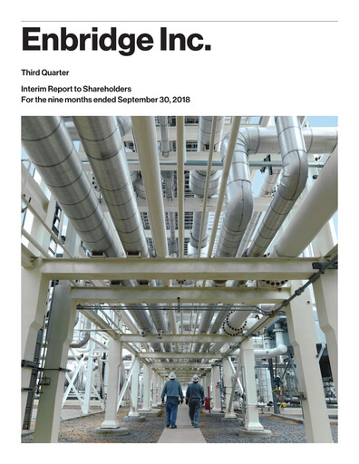 Thumbnail Enbridge Quarterly Report 2018-q3