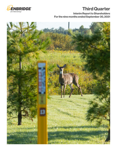 Thumbnail Enbridge Quarterly Report 2021-q3