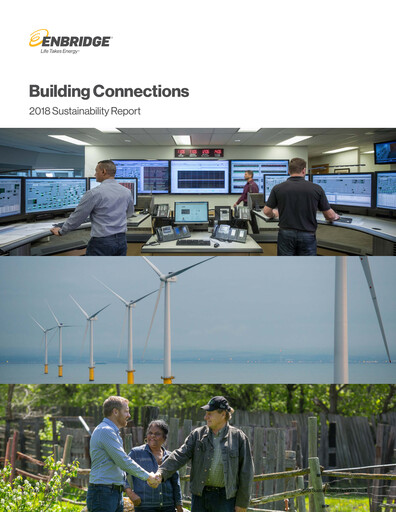 Thumbnail Enbridge Sustainability Report 2018
