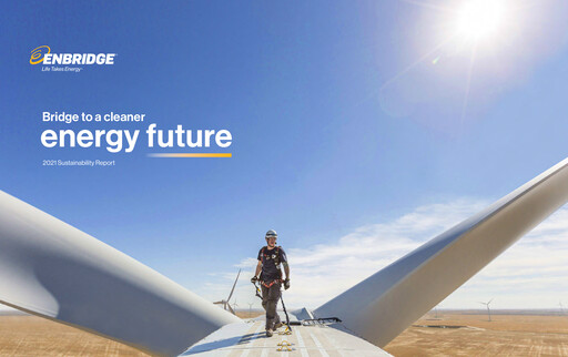 Thumbnail Enbridge Sustainability Report 2021
