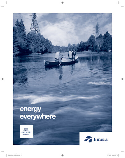 Thumbnail Emera Annual Report 2009