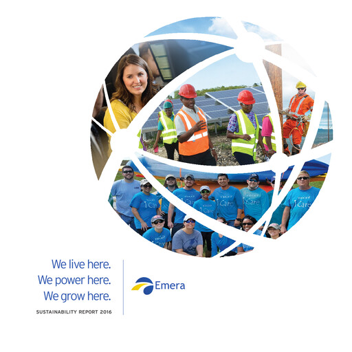 Thumbnail Emera Sustainability Report 2016