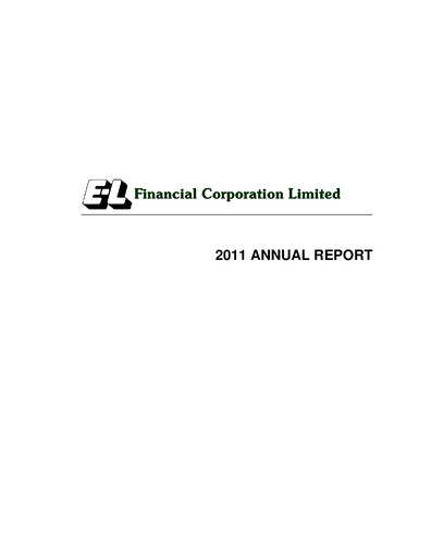 Miniature E-L Financial Rapport annuel 2011