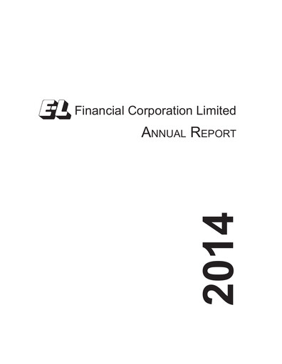 Miniature E-L Financial Rapport annuel 2014