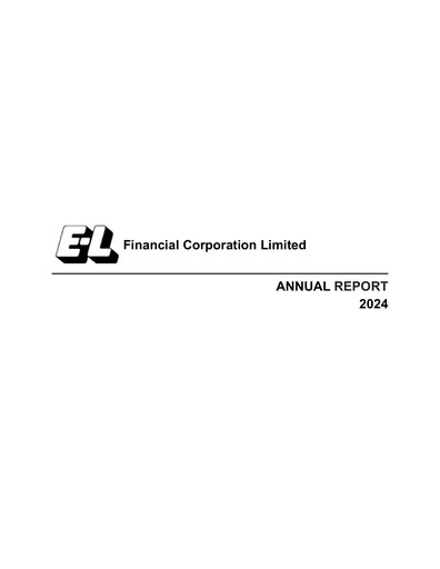 Miniature E-L Financial Rapport annuel 2024