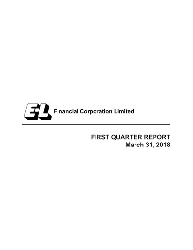 Thumbnail E-L Financial Quarterly Report 2018-q1