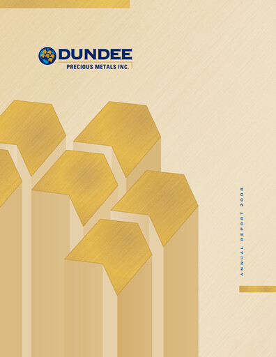 Thumbnail Dundee Precious Metals Annual Report 2008