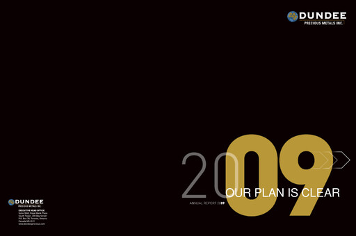 Thumbnail Dundee Precious Metals Annual Report 2009
