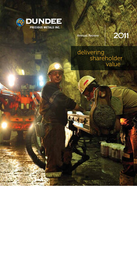Thumbnail Dundee Precious Metals Annual Report 2011