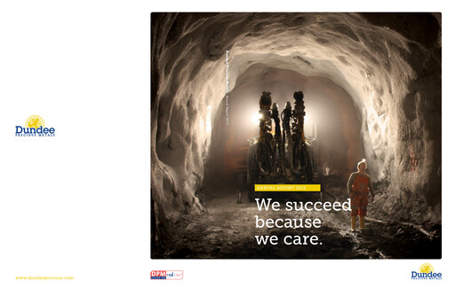 Thumbnail Dundee Precious Metals Annual Report 2013