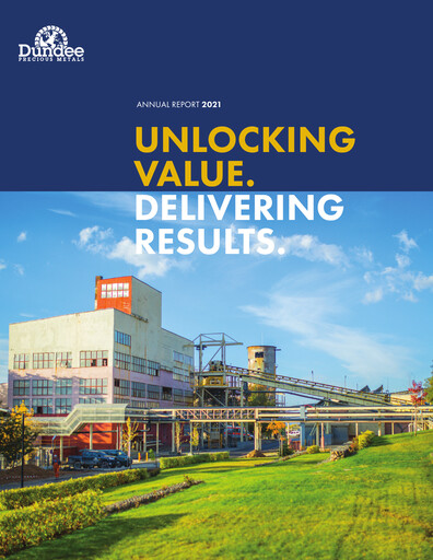 Thumbnail Dundee Precious Metals Annual Report 2021