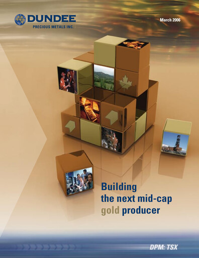 Thumbnail Dundee Precious Metals Annual Report fy2006