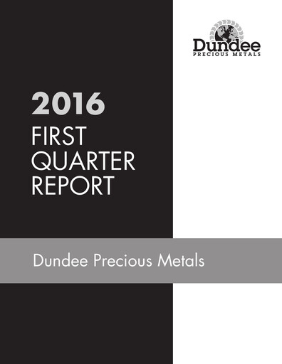 Thumbnail Dundee Precious Metals Quarterly Report 2016-q1