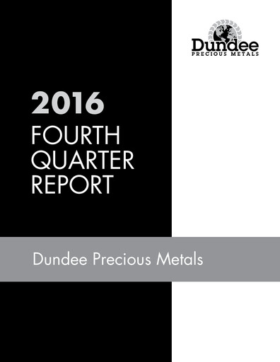 Thumbnail Dundee Precious Metals Quarterly Report 2016-q4