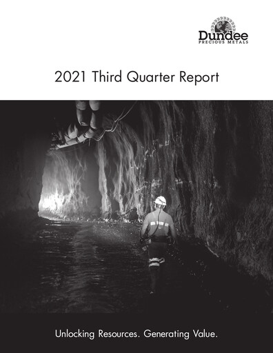 Thumbnail Dundee Precious Metals Quarterly Report 2021-q3