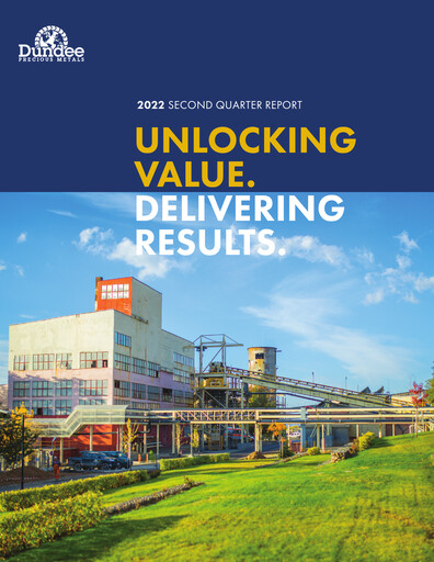 Thumbnail Dundee Precious Metals Quarterly Report 2022-q2