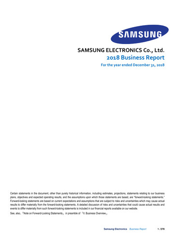 Miniature Samsung Rapport annuel 2018
