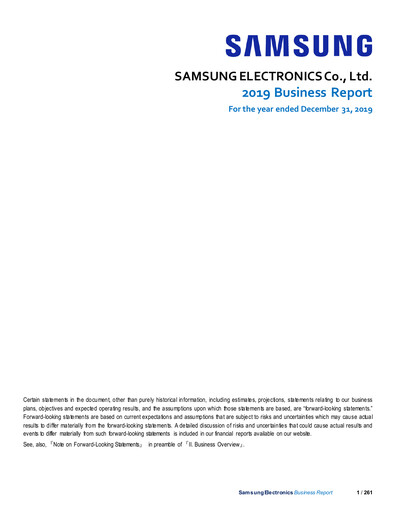 Miniature Samsung Rapport annuel 2019