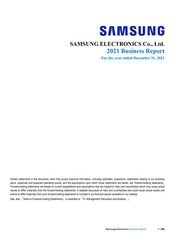 Miniature Samsung Rapport annuel 2021