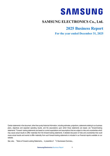 Miniature Samsung Rapport annuel 2025
