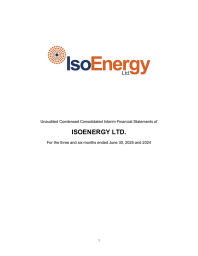 Thumbnail IsoEnergy Quarterly Report 2025-q2