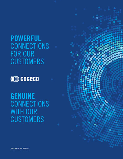 Thumbnail Cogeco Annual Report 2016