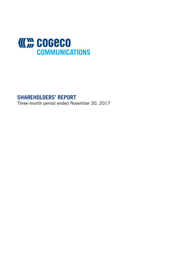 Vorschaubild Cogeco Quartalsbericht 2018-q1