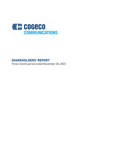 Vorschaubild Cogeco Quartalsbericht 2024-q1