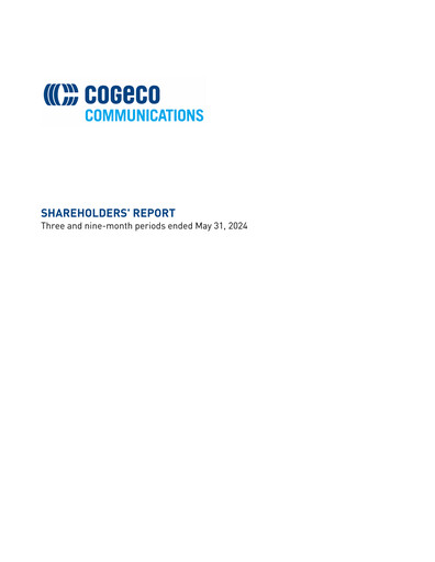 Vorschaubild Cogeco Quartalsbericht 2024-q3
