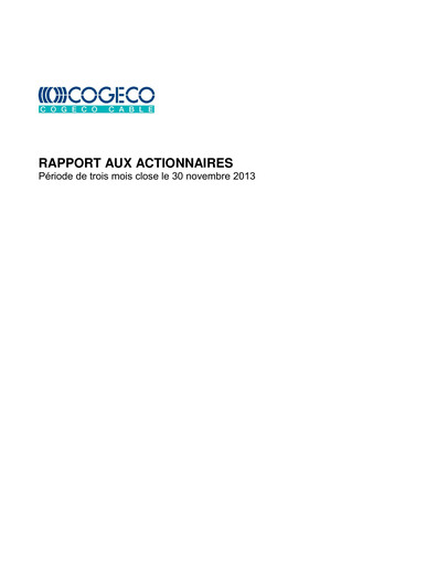 Vorschaubild Cogeco Quartalsbericht 2014-q1