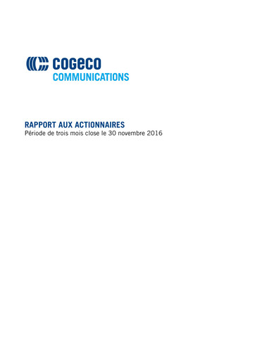 Vorschaubild Cogeco Quartalsbericht 2017-q1