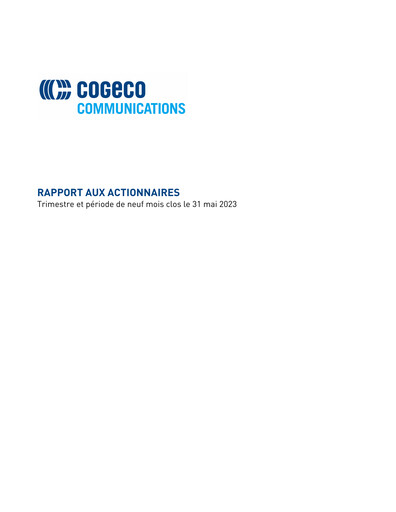 Vorschaubild Cogeco Quartalsbericht 2023-q3