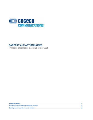 Vorschaubild Cogeco Quartalsbericht 2026-q2