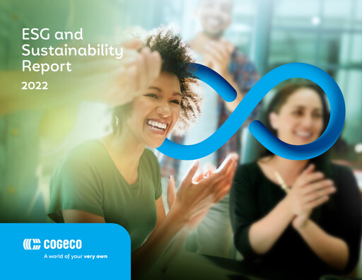 Thumbnail Cogeco Sustainability Report 2022