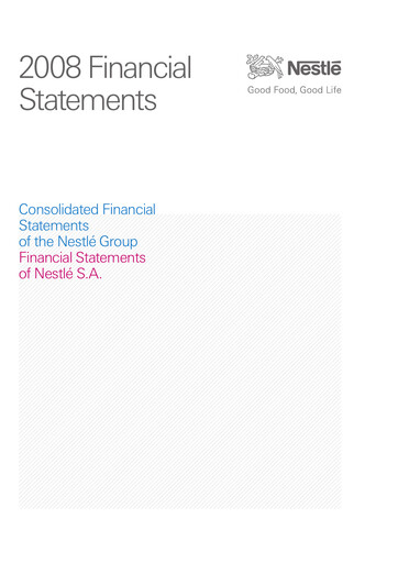 Miniature Nestlé Rapport annuel 2008