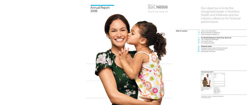 Miniature Nestlé Rapport annuel 2009
