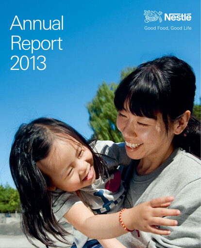 Miniature Nestlé Rapport annuel 2013