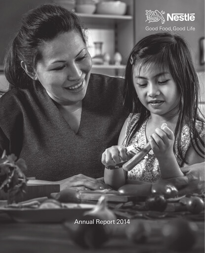 Miniature Nestlé Rapport annuel 2014
