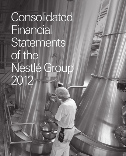Vorschaubild Nestlé Finanzmitteilung 2012